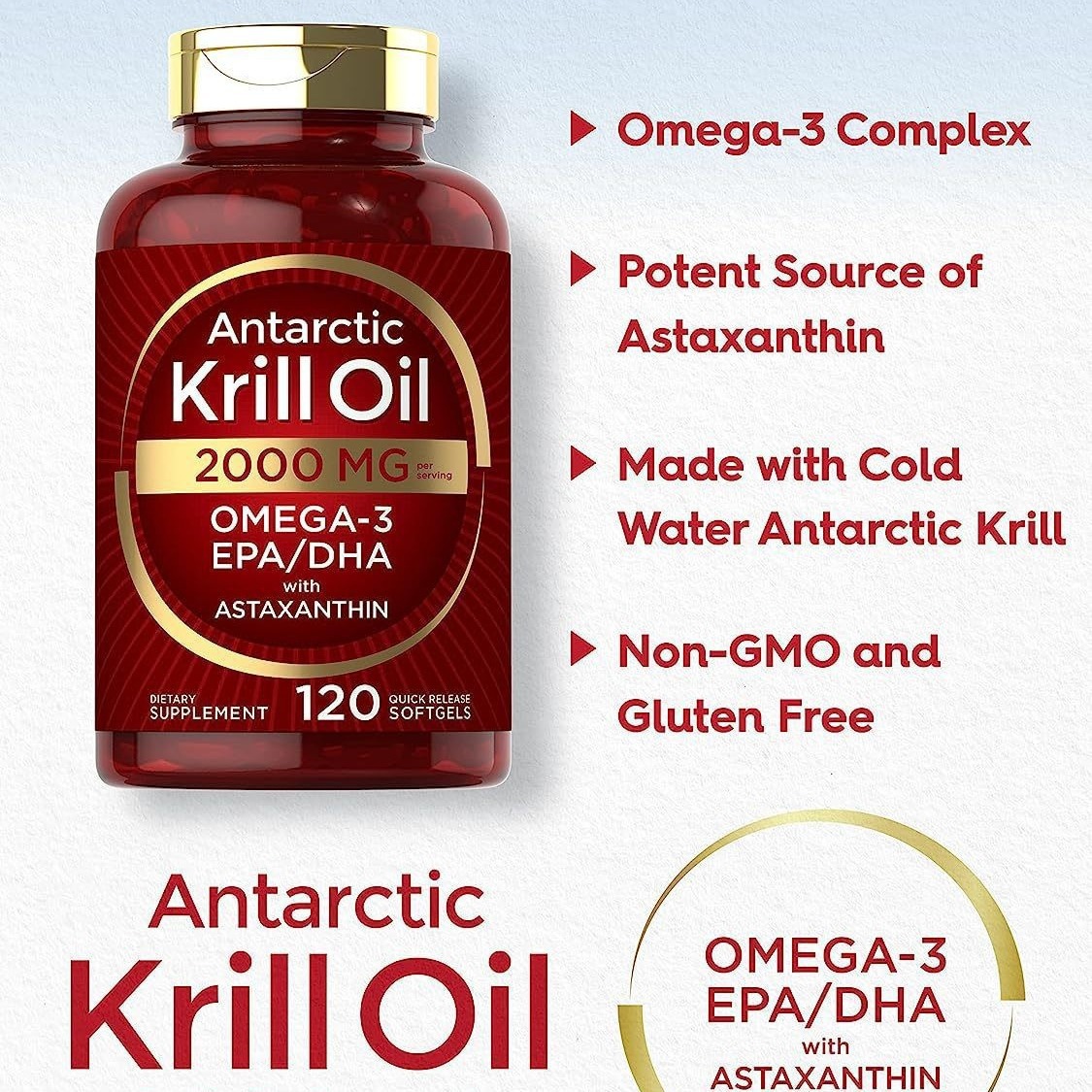 Nutrition And Fitness - Krill oil soft capsules supplement nutrition,