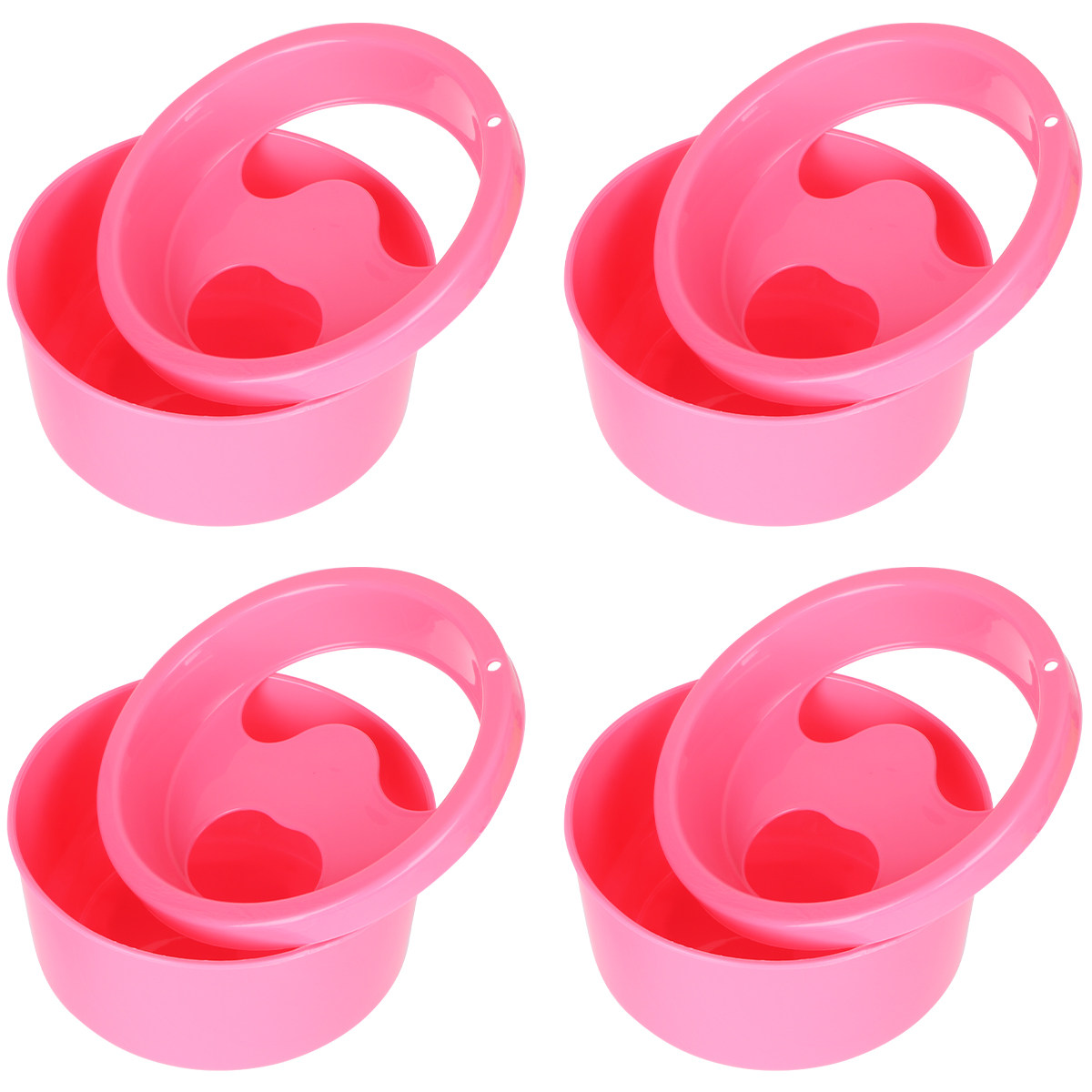 Nutrition & Fitness Station - 4Pcs Nail Soaker Bowls Heavy Duty