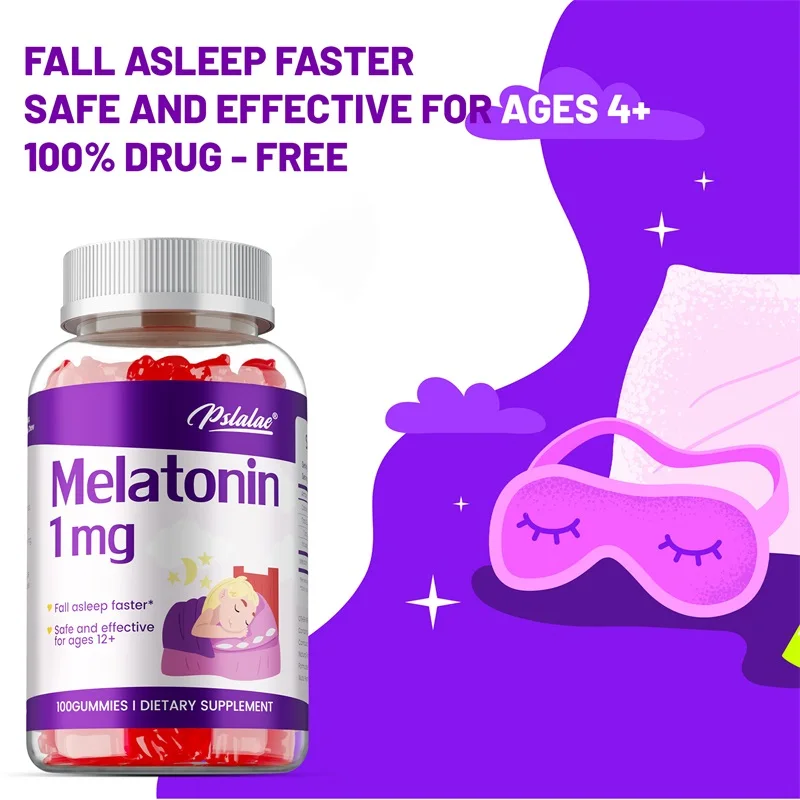 Melatonin Gummies 1mg - Helps  - Melatonin Sleep Gummy avis et prix