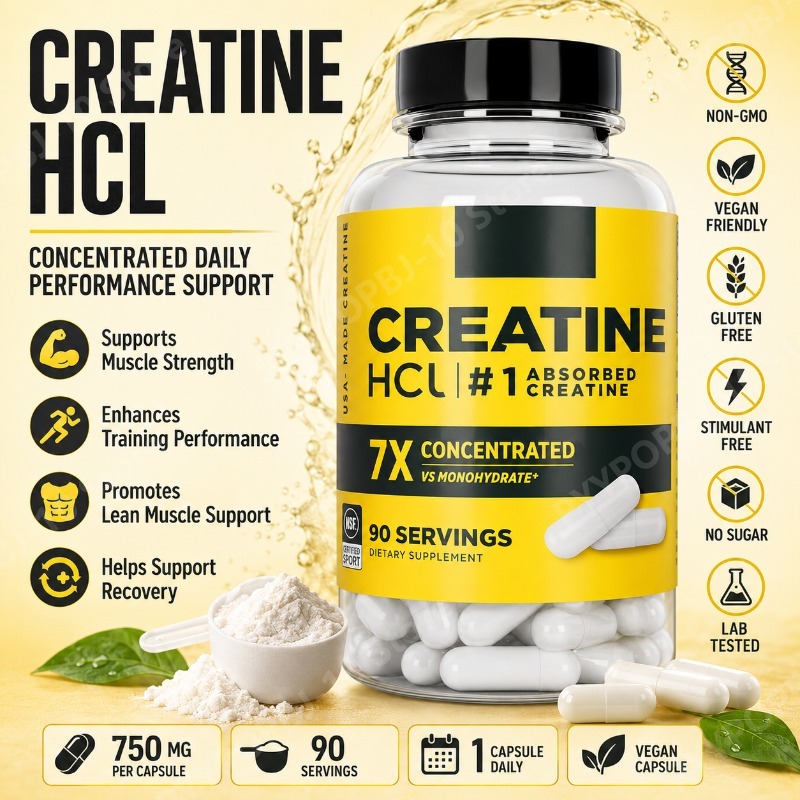 Creatine HCl 750mg 90 Capsules - Nutrition And Fitness avis et prix