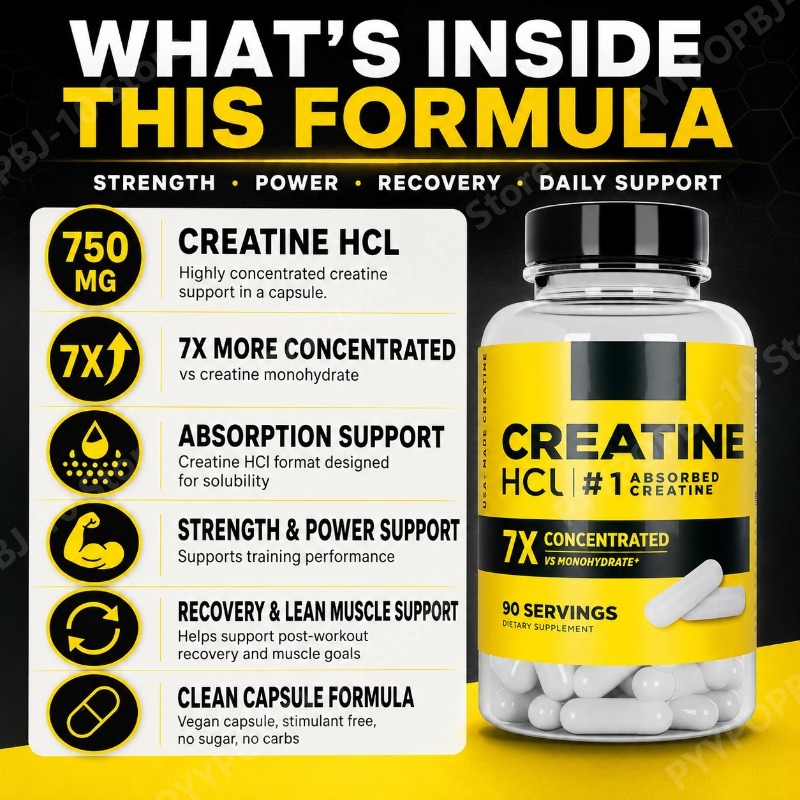 Creatine HCl 750mg 90 Capsules - Nutrition And Fitness avis et prix