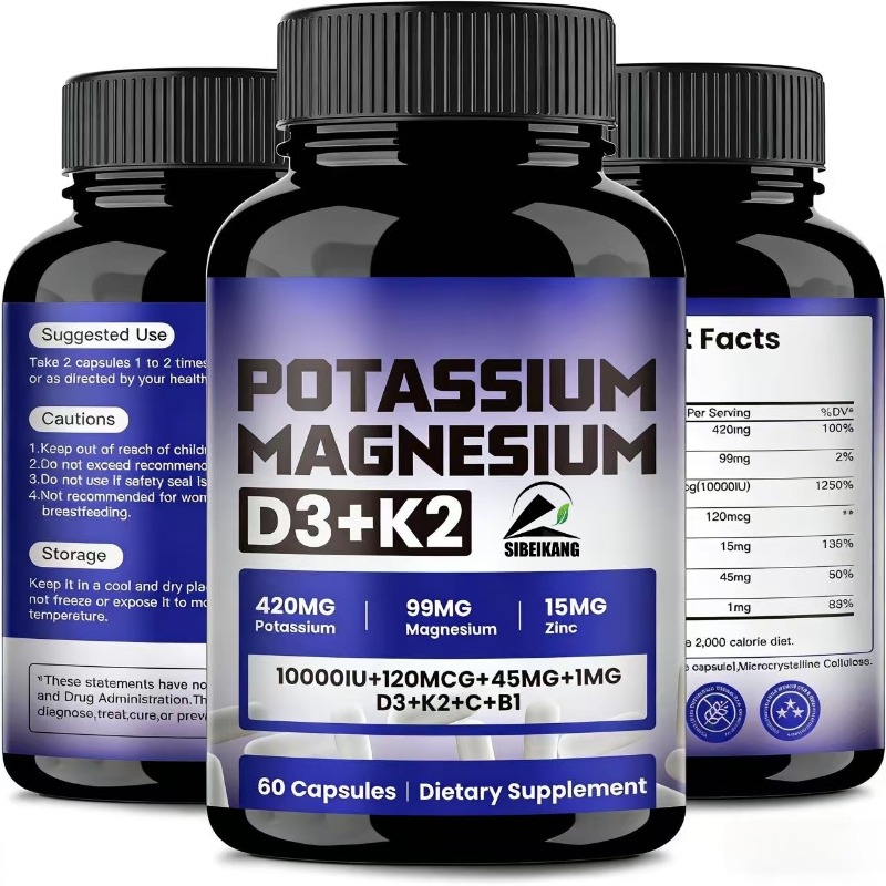 Potassium magnesium zinc capsu - Vitamin D3 K2 Drop avis et prix