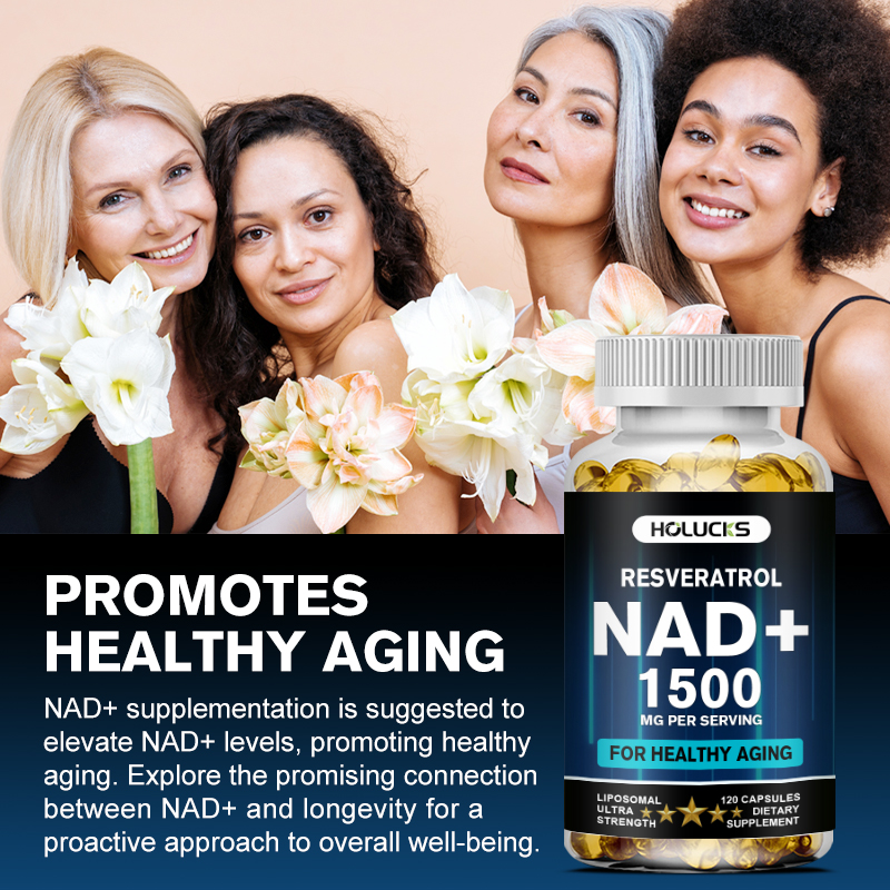 1500mg Anti-Aging NAD+ Capsule - Resveratrol Capsule Anti Aging avis et prix