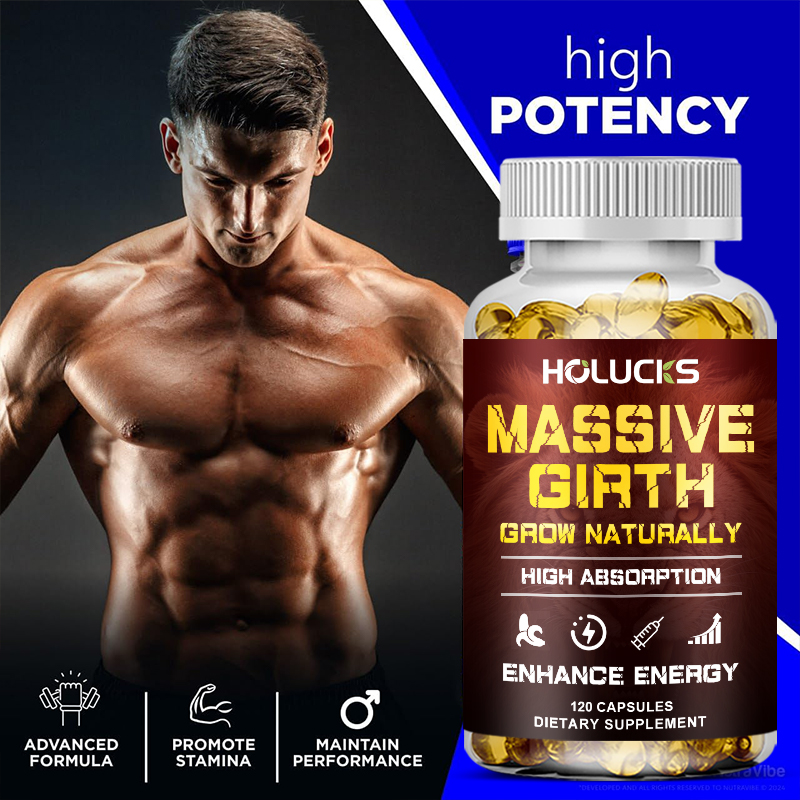Massive Girth Capsules for Men - Pre Workout Supplement avis et prix