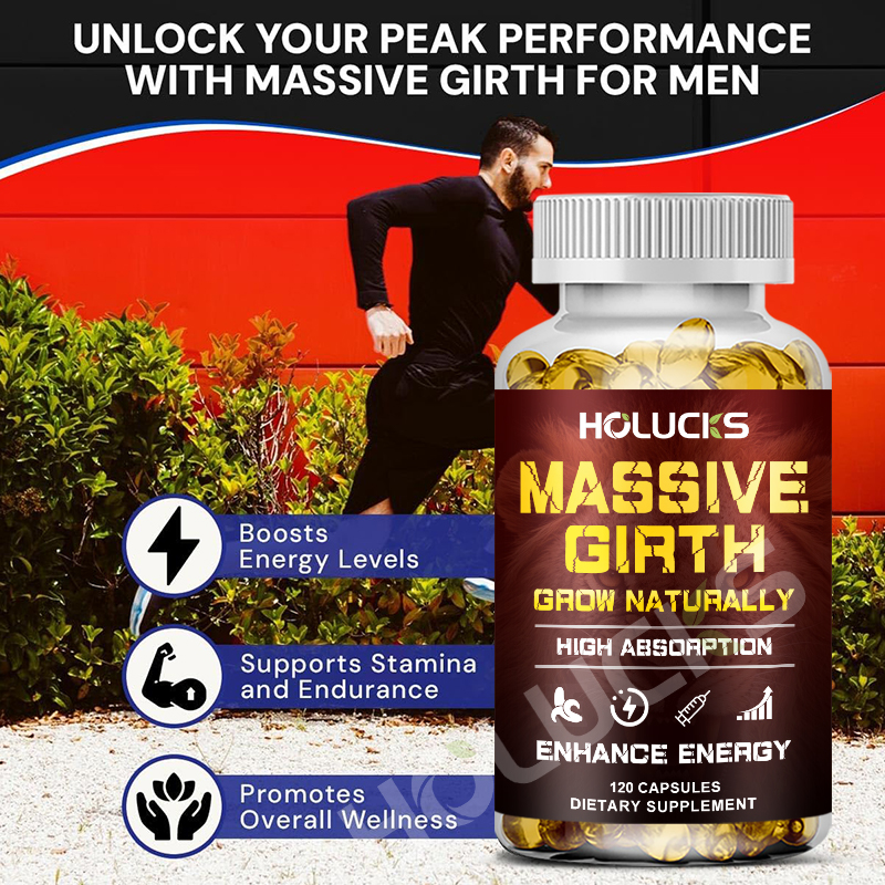 Massive Girth Capsules for Men - Pre Workout Supplement avis et prix