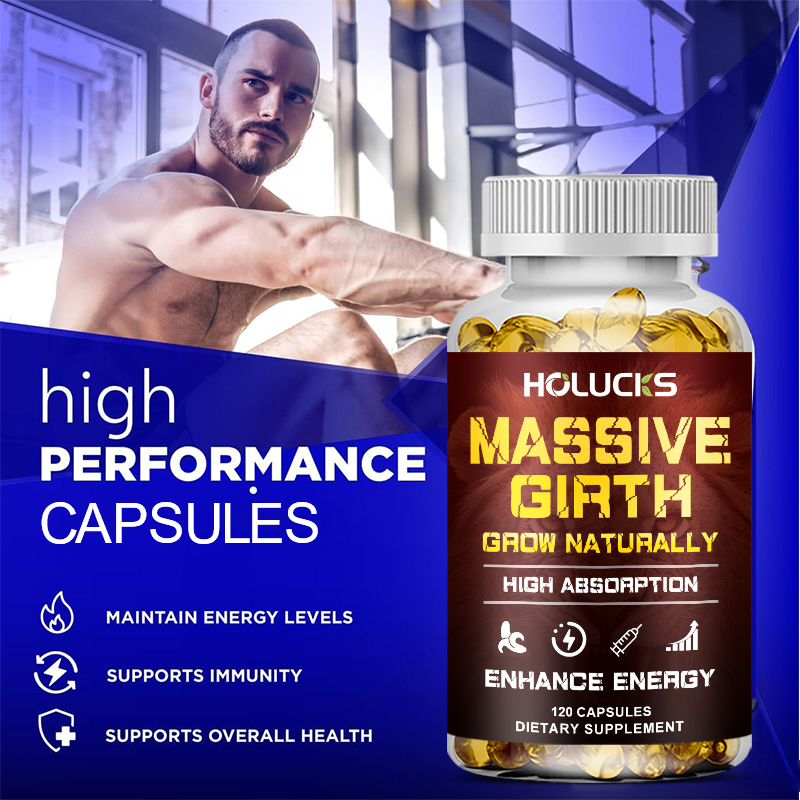 Massive Girth Capsules for Men - Pre Workout Supplement avis et prix