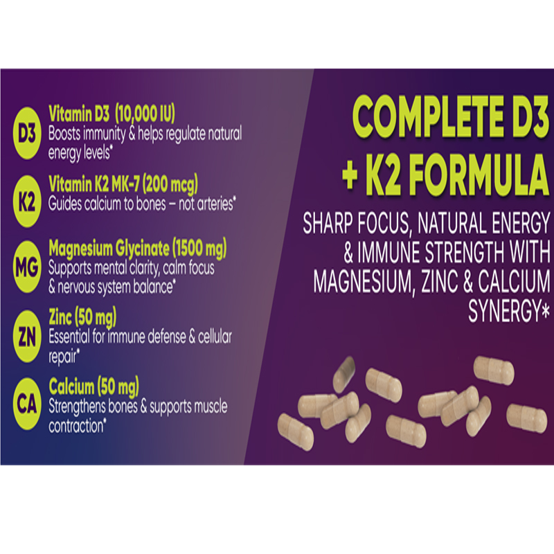 Vitamin D3 10000 IU contains K - Vitamin D3 K2 Drop avis et prix