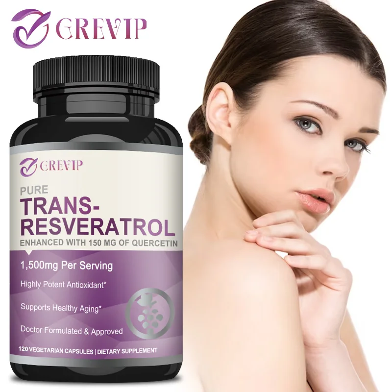 Trans-Resveratrol 1500mg - Pot - Resveratrol Capsule Anti Aging avis et prix