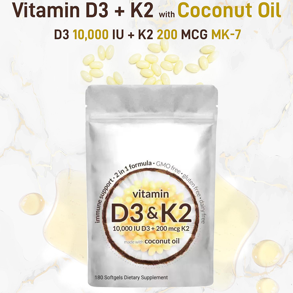 Vitamin D3 K2 10000 IU 300 Coc - Vitamin D3 K2 Drop avis et prix