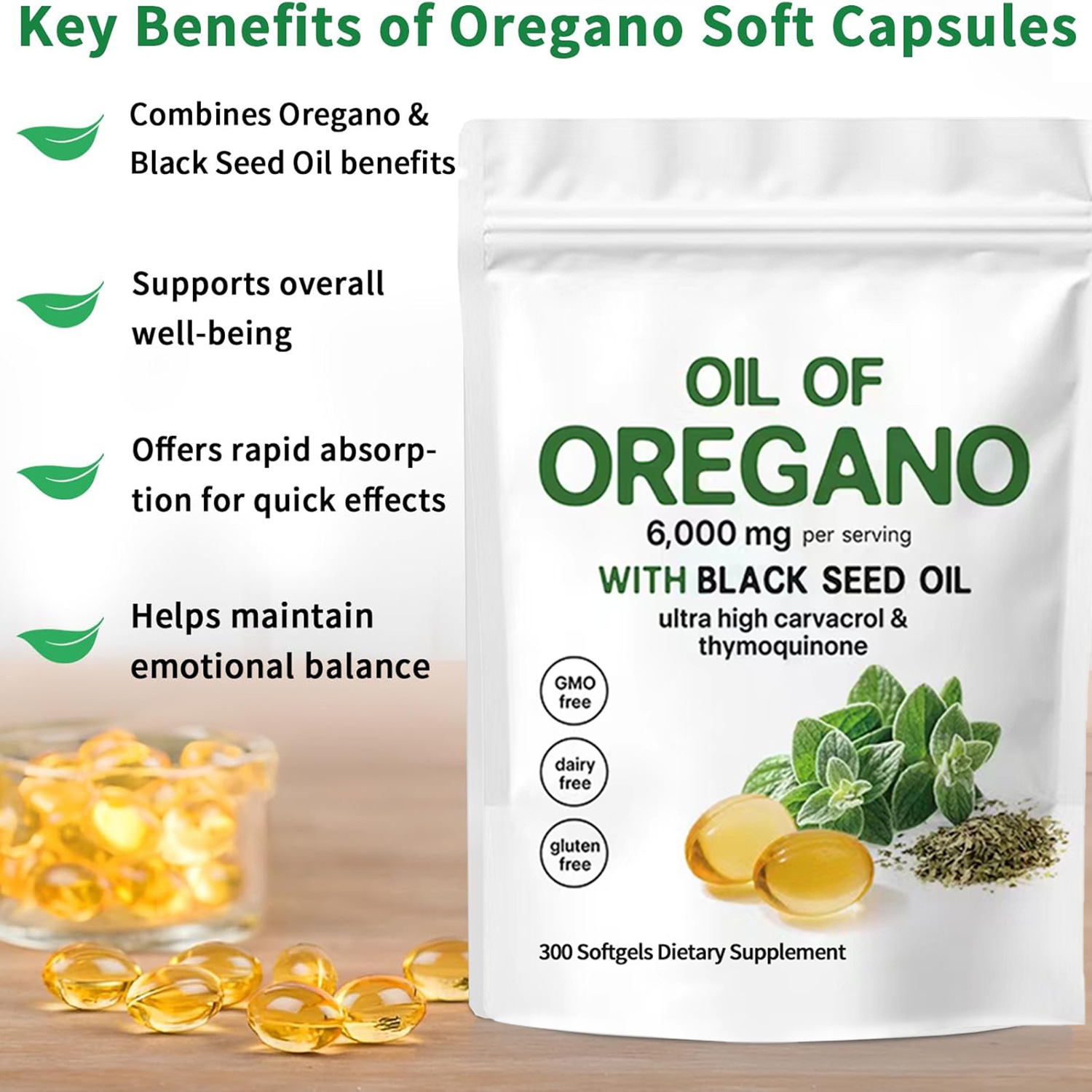 2 Bags 360Softgels Oil of Oreg - Vitamin D3 K2 Drop avis et prix