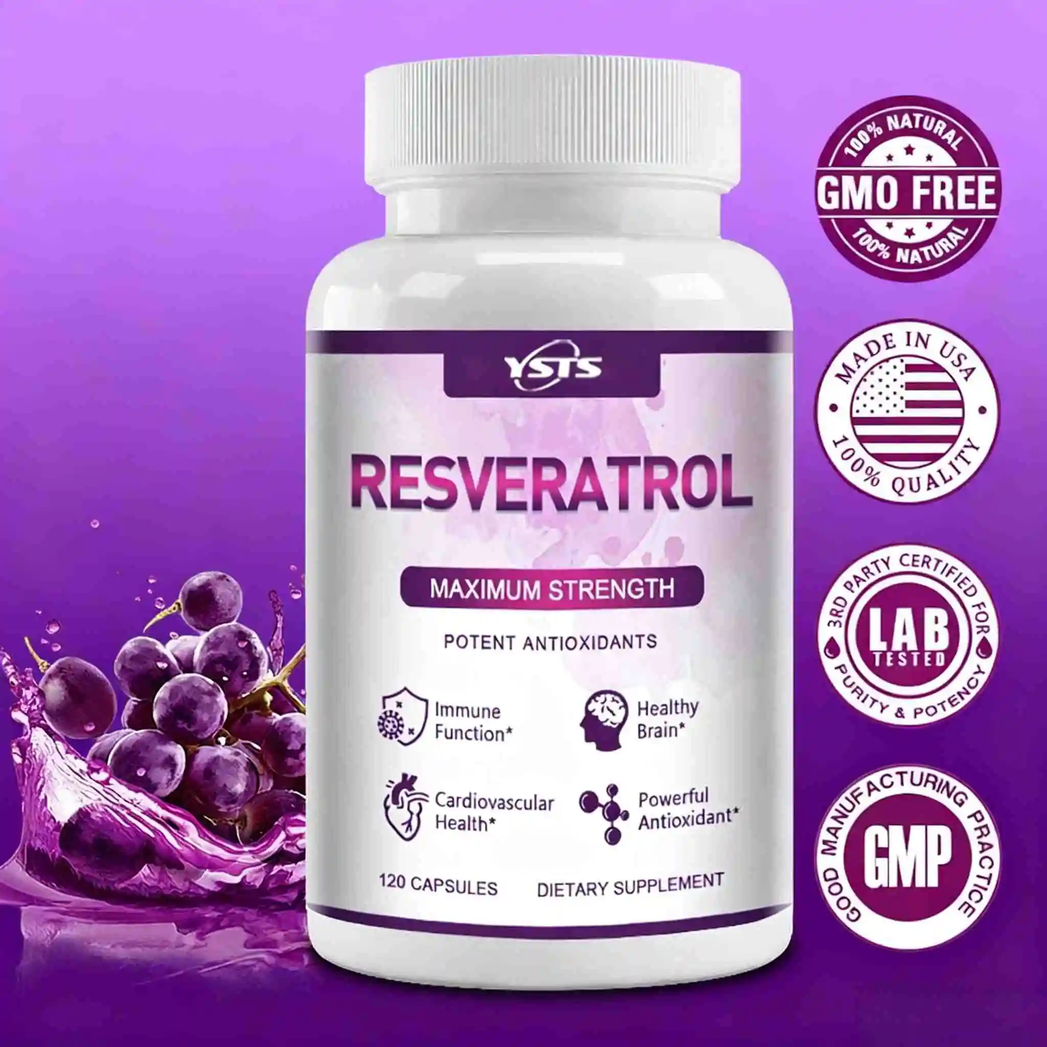 Resveratrol Capsules - Support - Resveratrol Capsule Anti Aging avis et prix