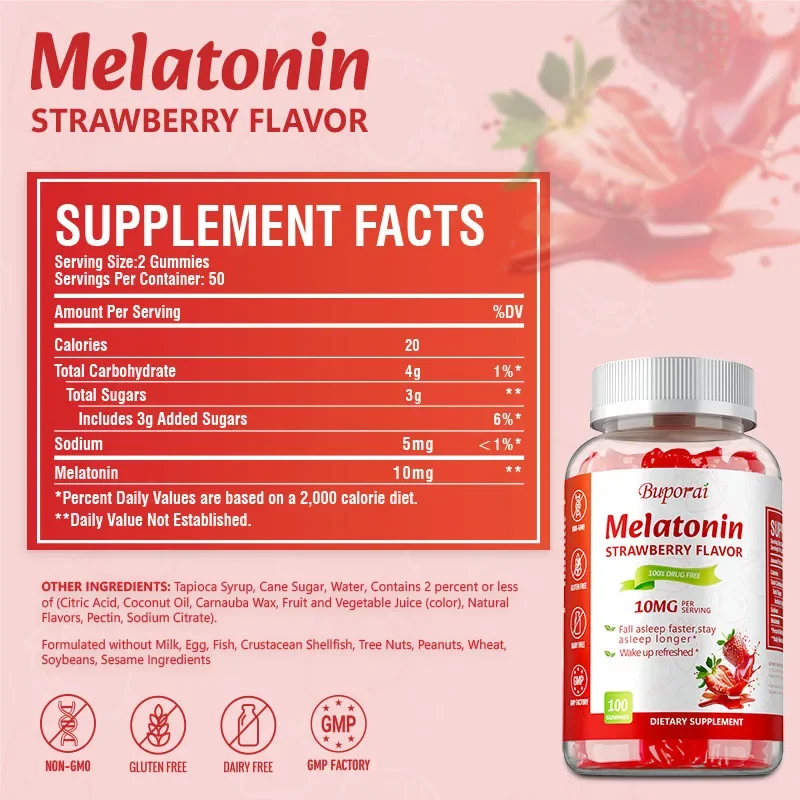 Melatonin Gummies 10mg - Regul - Melatonin Sleep Gummy avis et prix