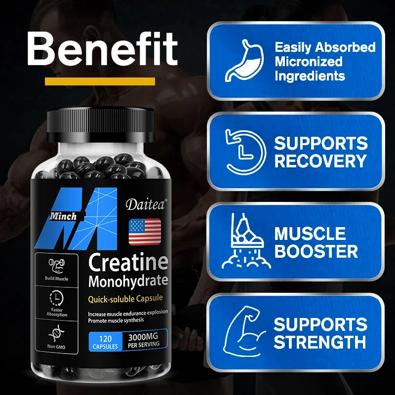 Daitea Creatine 3000 mg Monohy - Nutrition & Fitness Station avis et prix