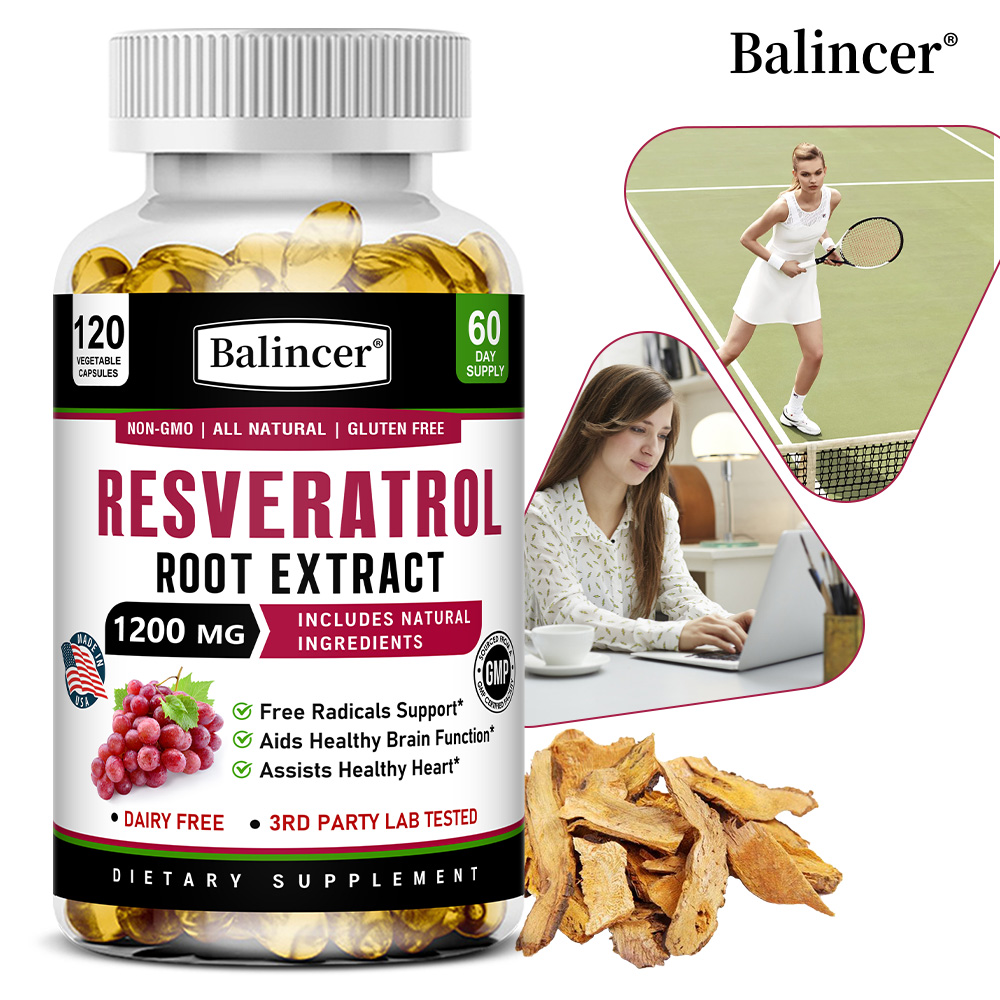 Resveratrol Root Extract 1200m - Resveratrol Capsule Anti Aging avis et prix