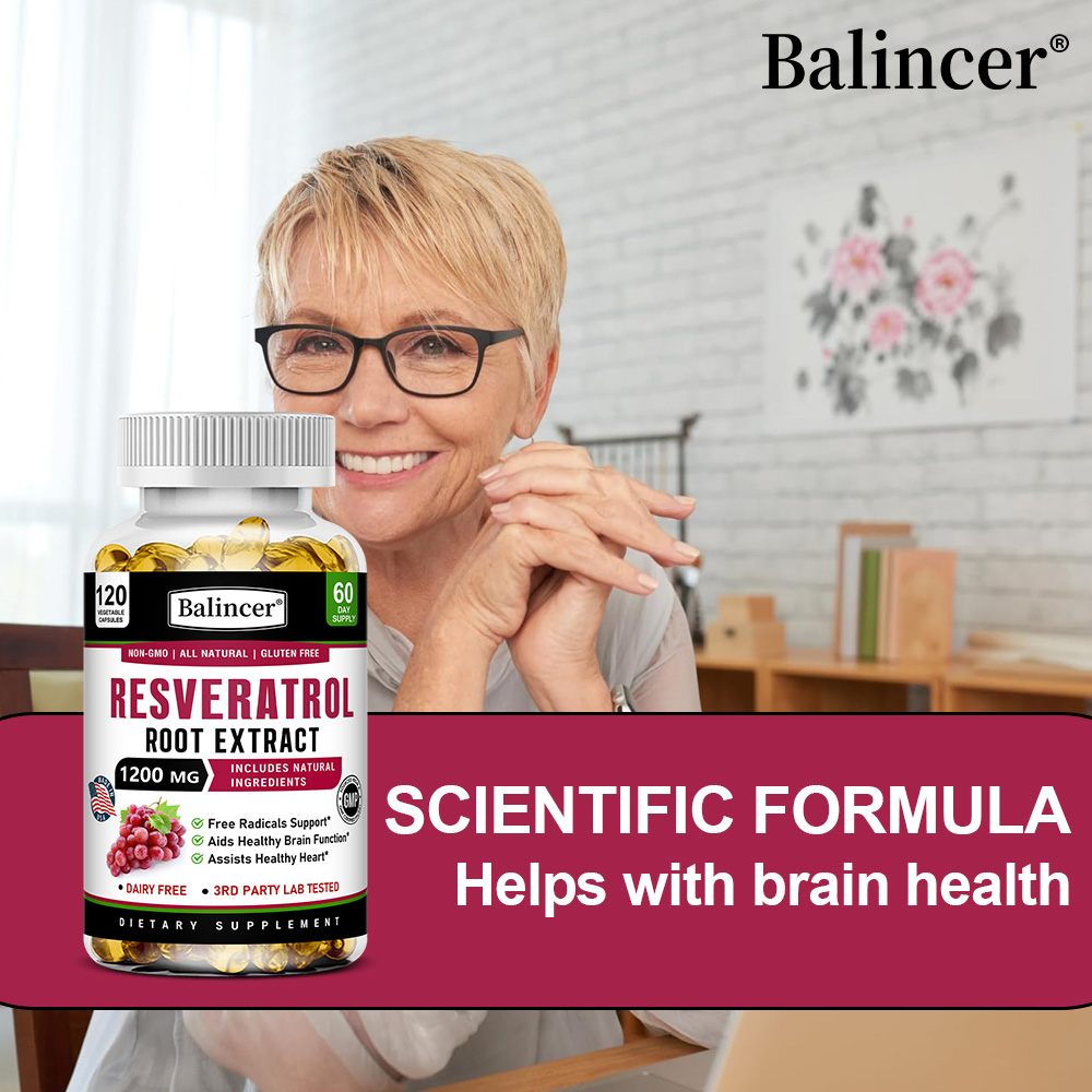 Resveratrol Root Extract 1200m - Resveratrol Capsule Anti Aging avis et prix