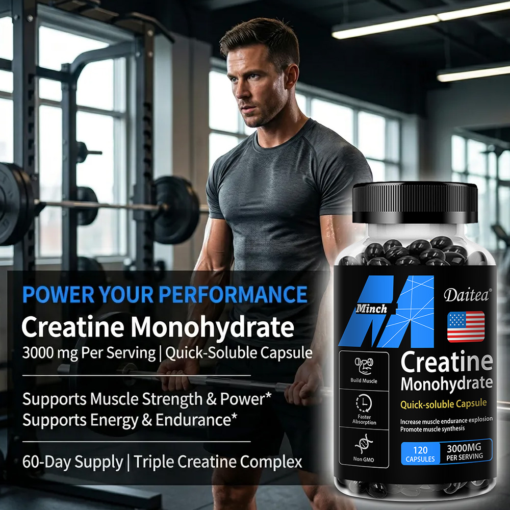 Creatine Monohydrate Capsules  - Pre Workout Supplement avis et prix