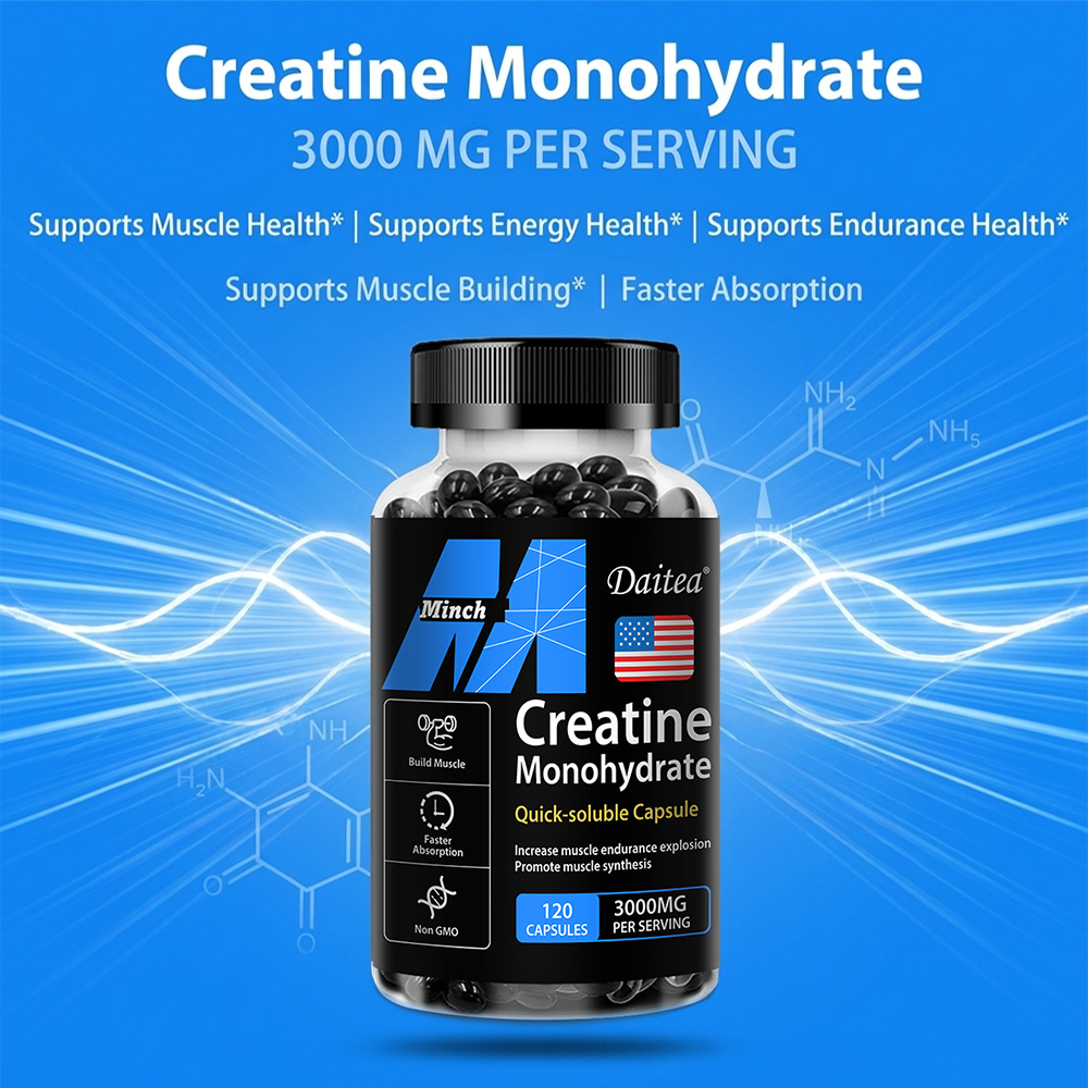 Creatine Monohydrate Capsules  - Pre Workout Supplement avis et prix