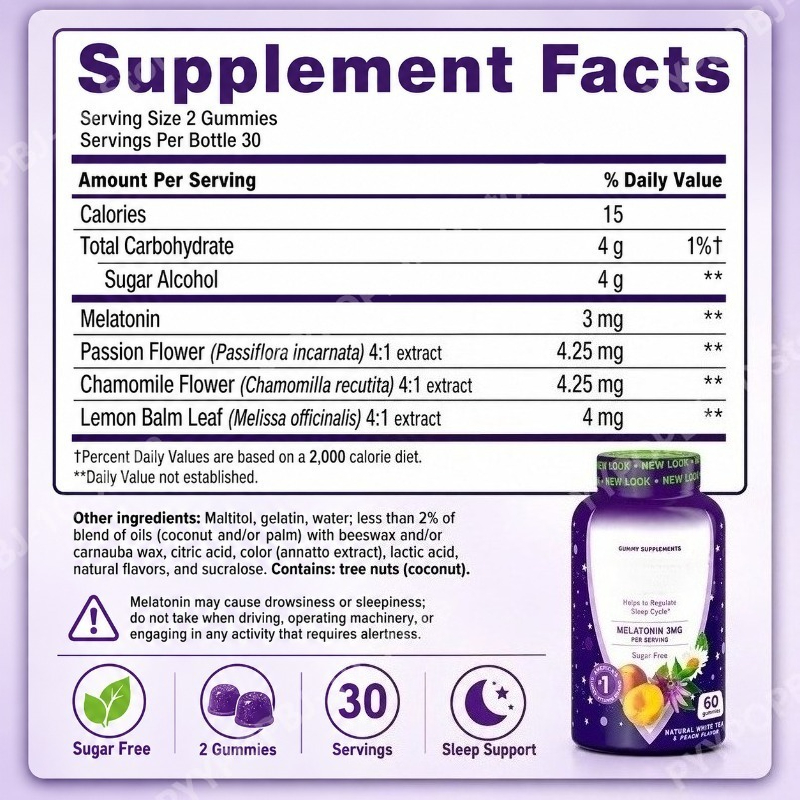 Sleep Gummies with Melatonin 3 - Melatonin Sleep Gummy avis et prix