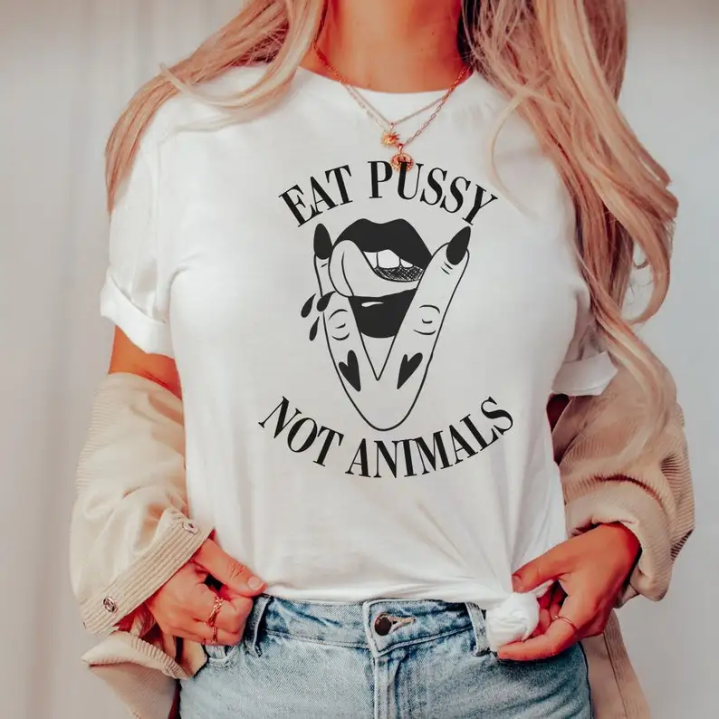 Unisex Vegan T-Shirt Eat Pssy  - Nutrition Fitness avis et prix