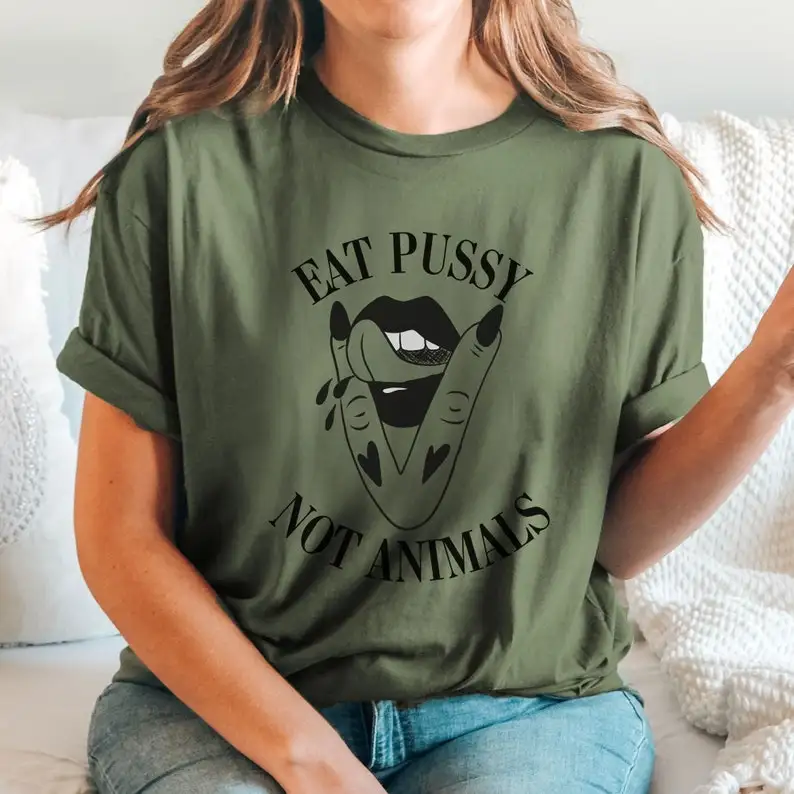 Unisex Vegan T-Shirt Eat Pssy  - Nutrition Fitness avis et prix