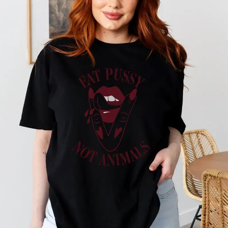Unisex Vegan T-Shirt Eat Pssy  - Nutrition Fitness avis et prix