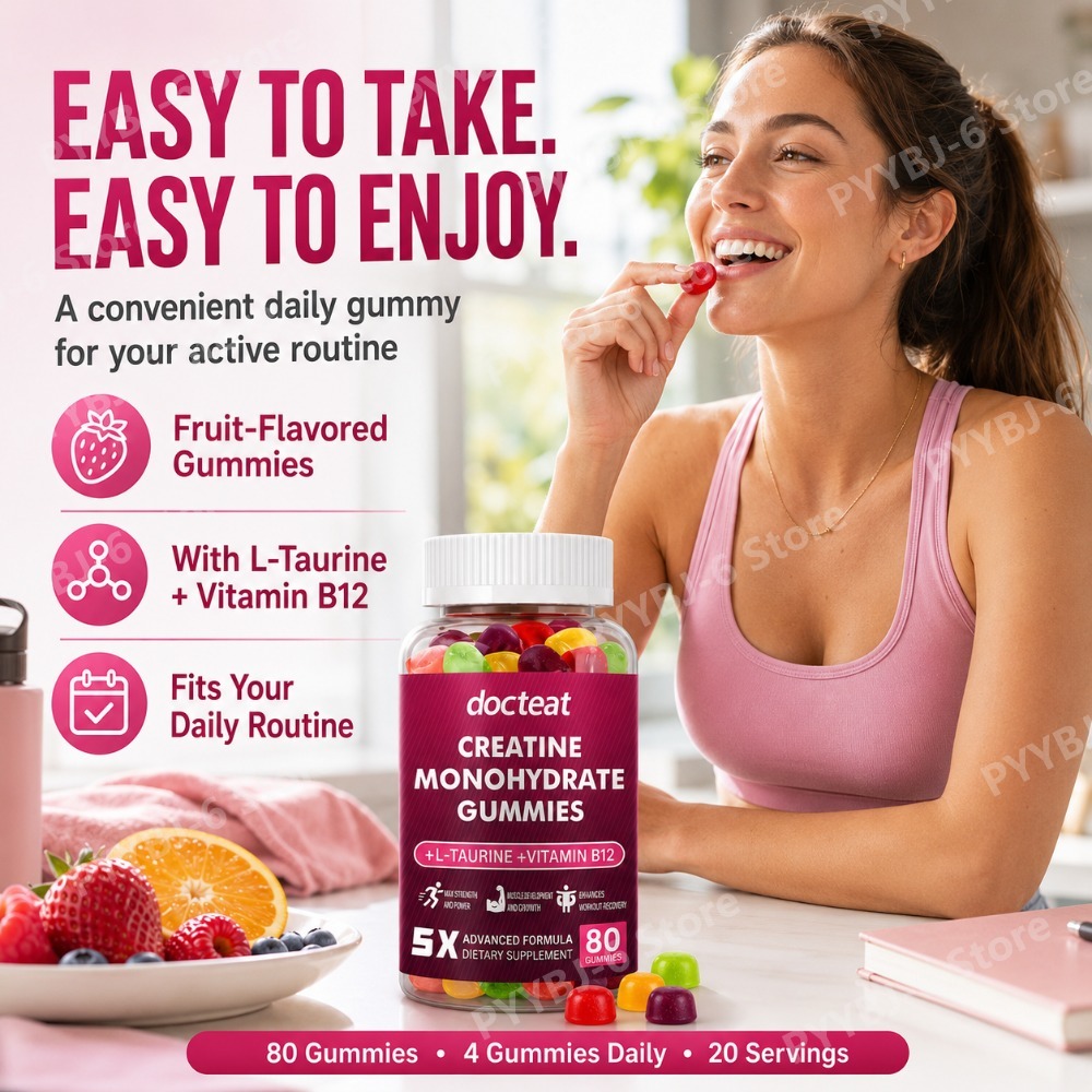 Creatine Monohydrate Gummies 8 - Nutrition Fitness avis et prix