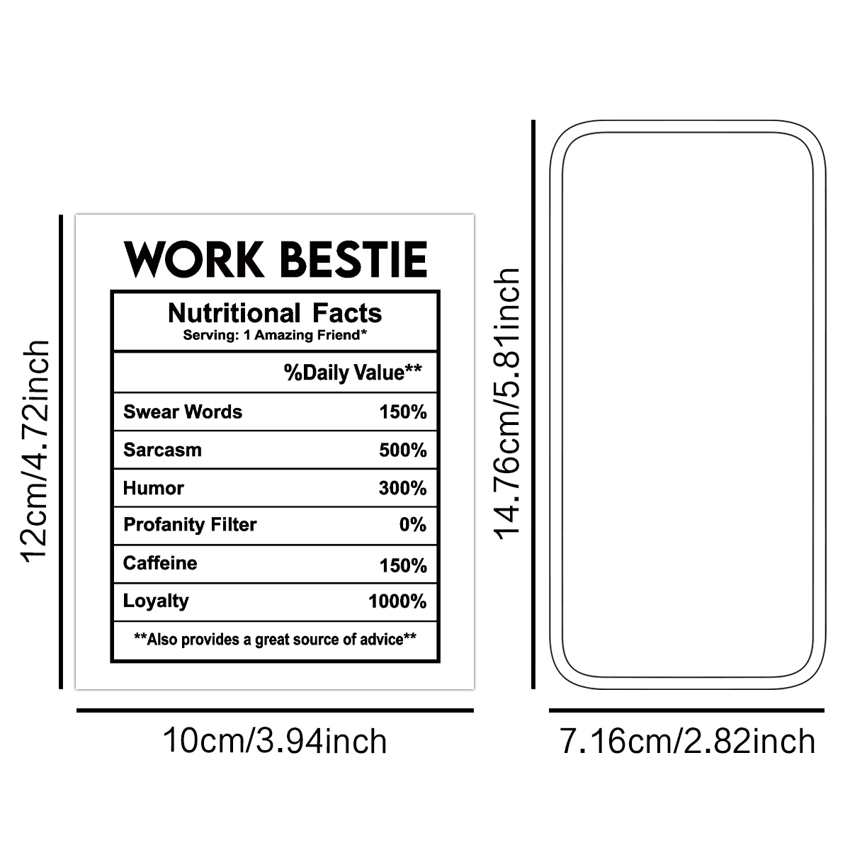 4pcs Funny Work Bestie Wine Bo - Nutrition & Fitness Station avis et prix