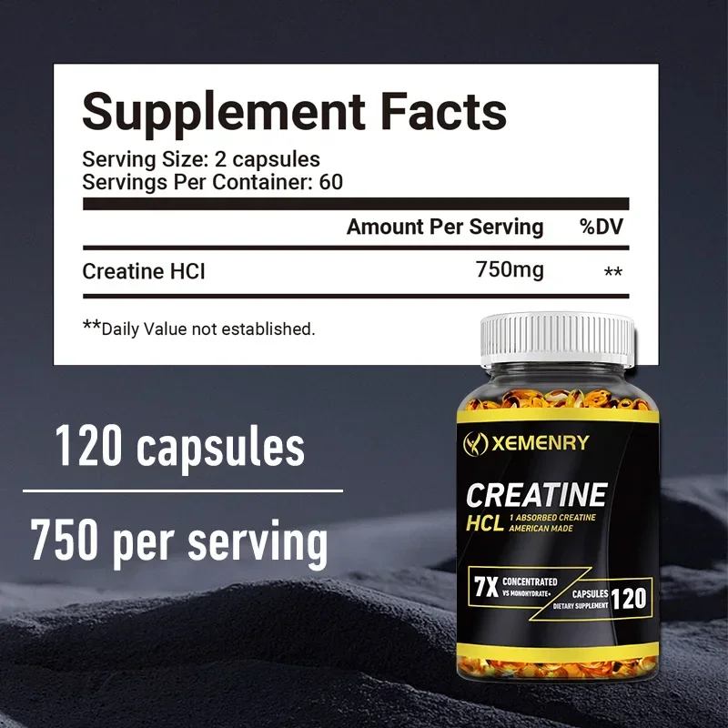 Creatine HCl Capsules - Pre-wo - Pre Workout Supplement avis et prix