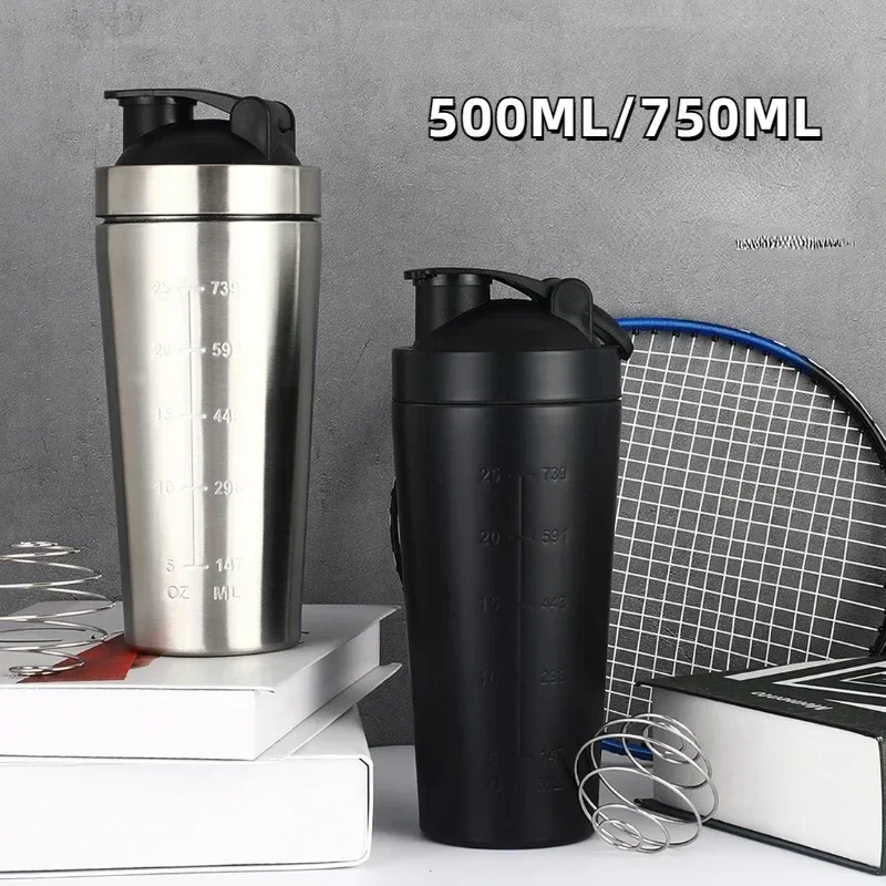 Stainless Steel Protein Shaker - Nutrition And Fitness avis et prix