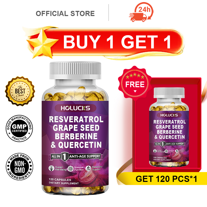 Buy 1 Get 1 Free! Resveratrol  - Resveratrol Capsule Anti Aging avis et prix