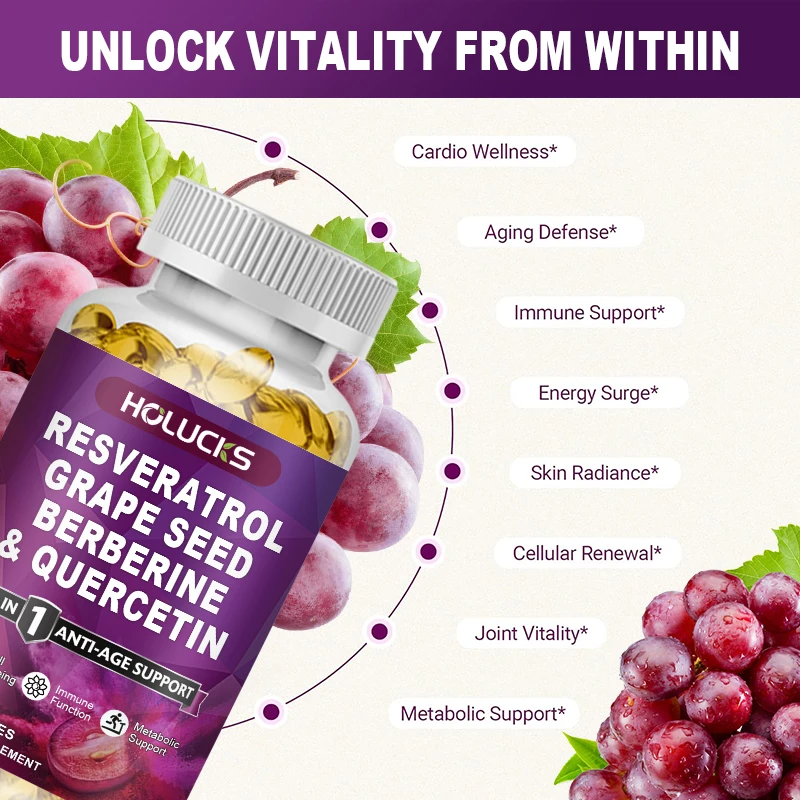 Buy 1 Get 1 Free! Resveratrol  - Resveratrol Capsule Anti Aging avis et prix