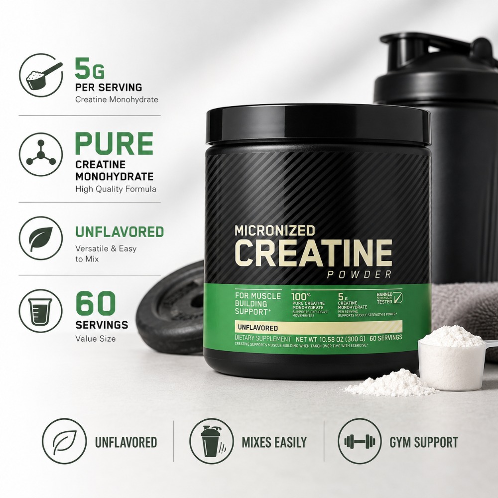 Micronized Creatine Powder 300 - Nutrition And Fitness avis et prix