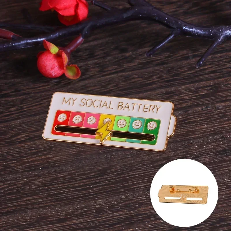 My Social Power Battery Brooch - Nutrition Fitness avis et prix