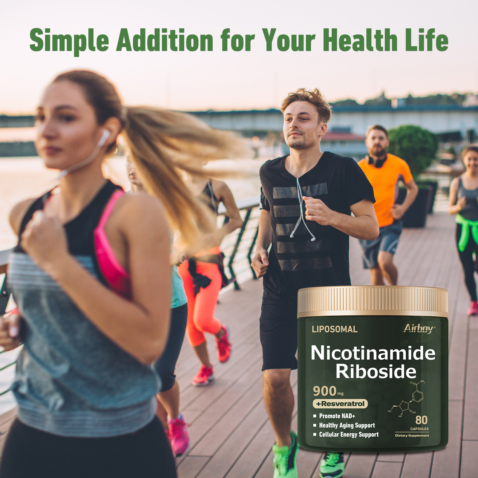 NAD+Supplement - Liposomal Nic - Resveratrol Capsule Anti Aging avis et prix