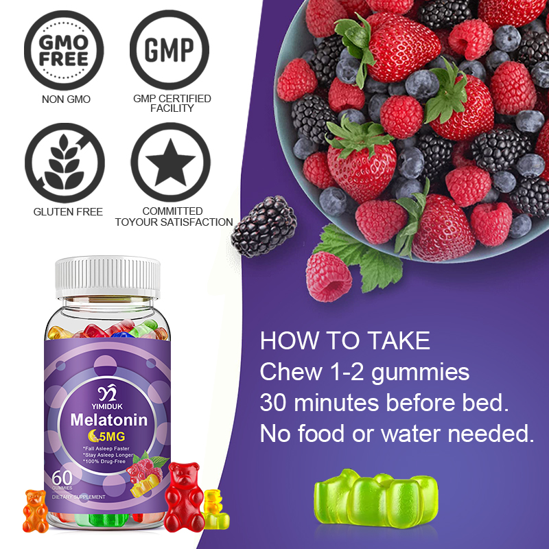 Melatonin Gummies 5Mg, Support - Melatonin Sleep Gummy avis et prix