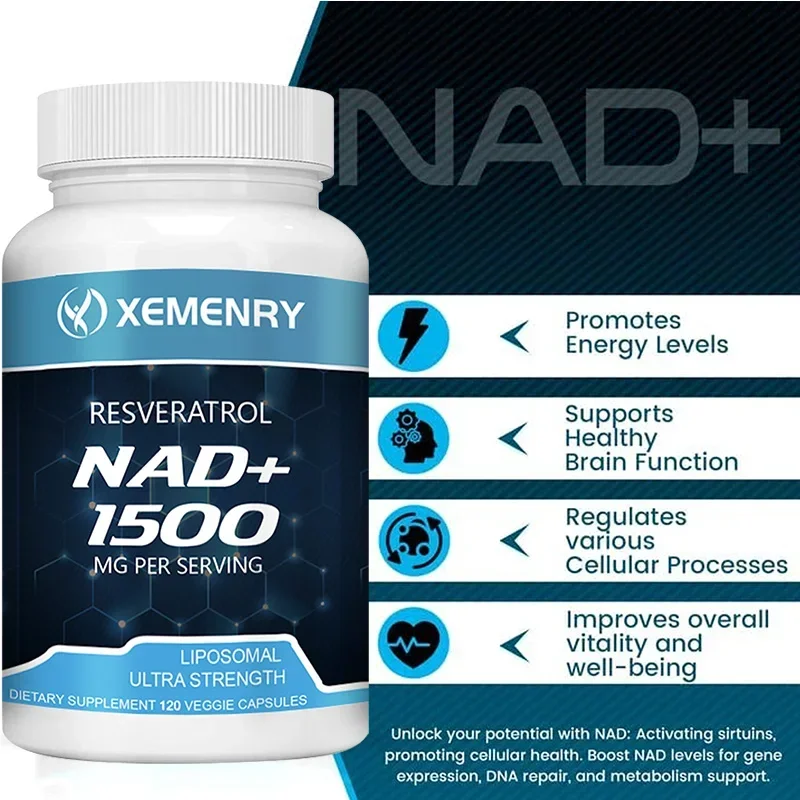 NAD+ Supplements - Natural Ene - Resveratrol Capsule Anti Aging avis et prix