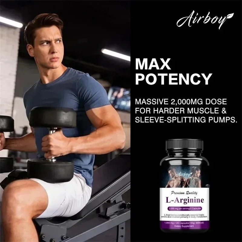 Men's L Arginine Capsules Supp - Pre Workout Supplement avis et prix