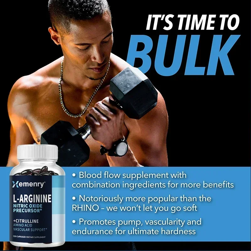 L-Arginine - Nitric Oxide Supp - Pre Workout Supplement avis et prix