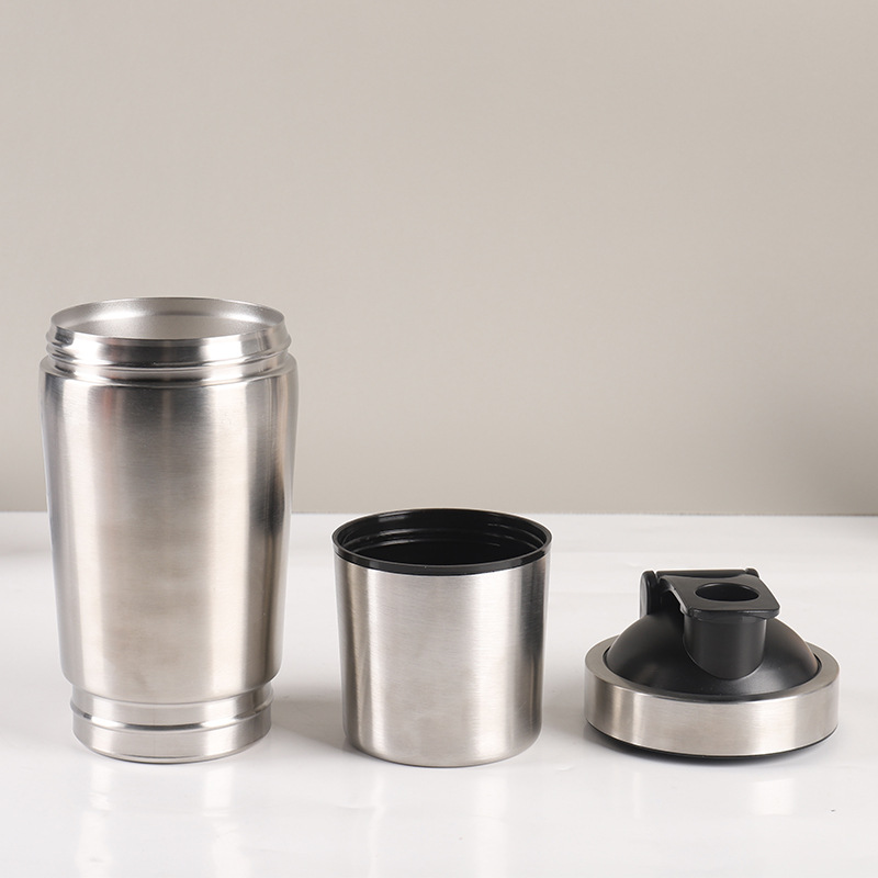 Stainless Steel Protein Shaker - Nutrition And Fitness avis et prix