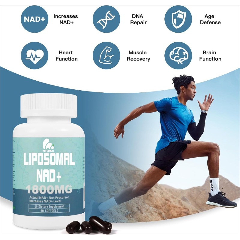 Liposome NAD soft capsules 180 - Resveratrol Capsule Anti Aging avis et prix