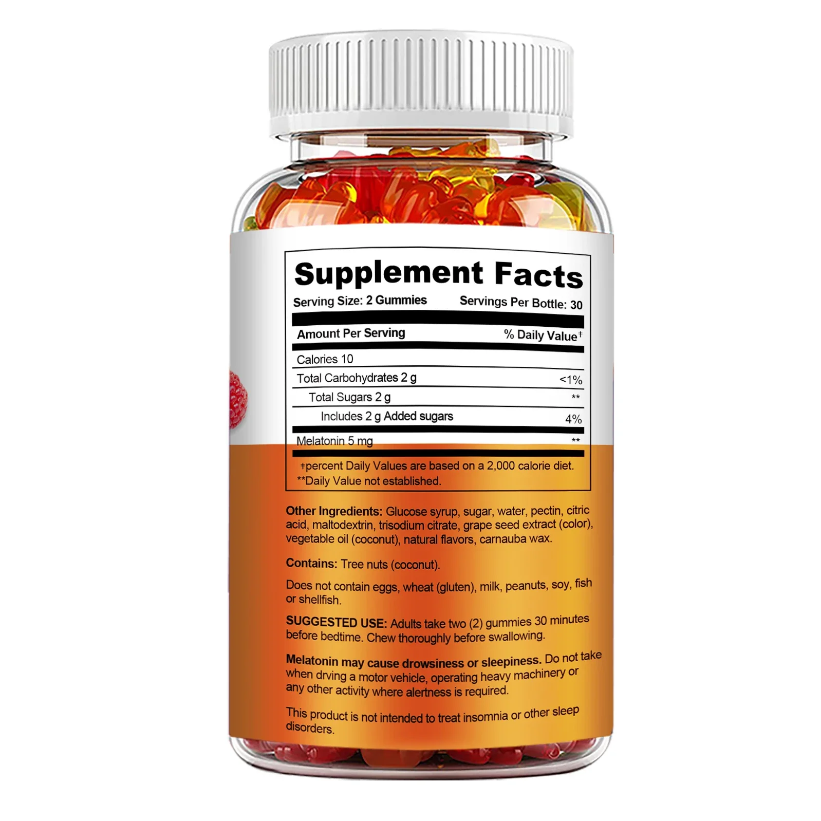 5mg Melatonin Gummies for Adul - Melatonin Sleep Gummy avis et prix