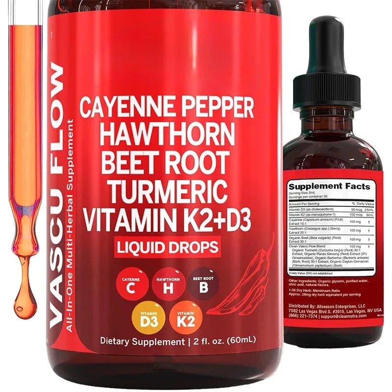 Natural Cayenne Pepper Liquid  - Vitamin D3 K2 Drop avis et prix