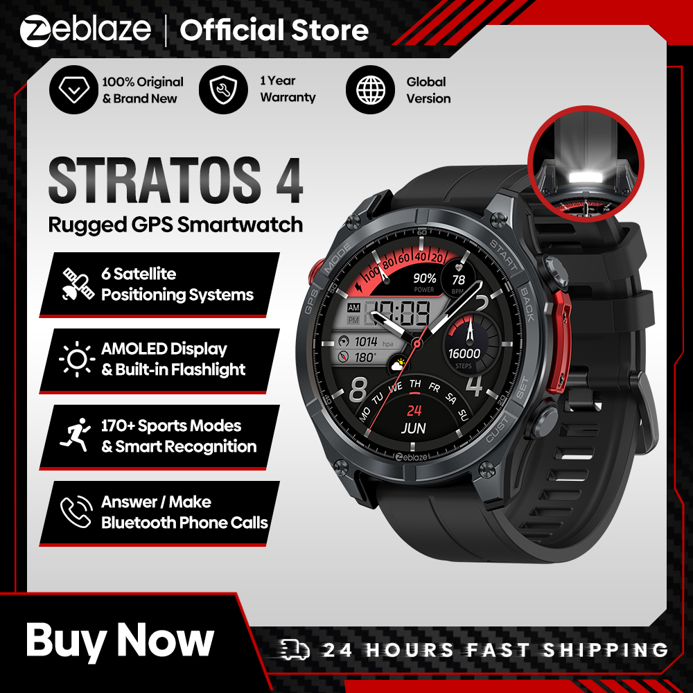 NEW Zeblaze Stratos 4 GPS Smar - Nutrition Gym avis et prix