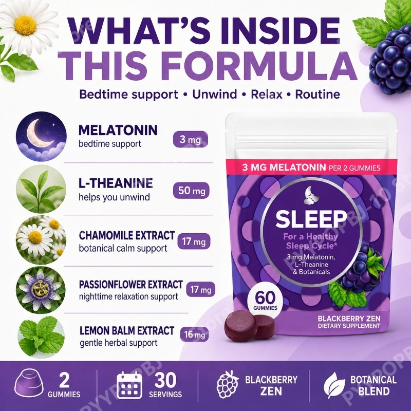 Sleep Gummies with Melatonin 3 - Melatonin Sleep Gummy avis et prix