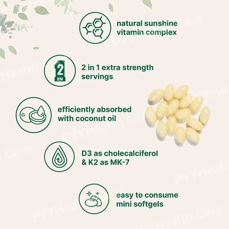 Vitamin D3 K2 MK7 Mini Softgel - Vitamin D3 K2 Drop avis et prix