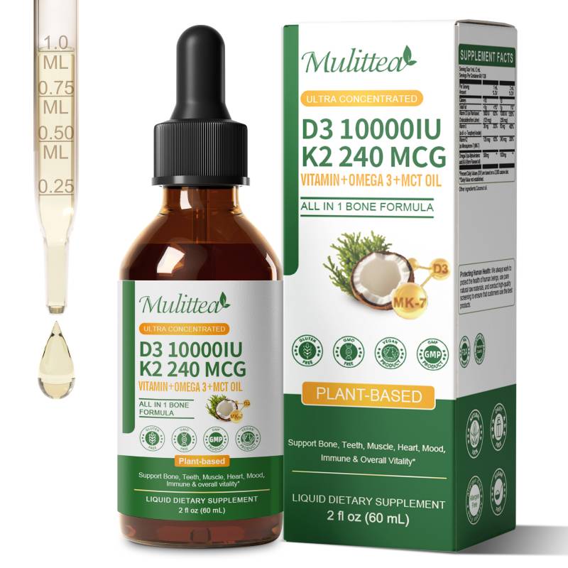 Mulittea Vitamin K2+D3 60ml Dr - Vitamin D3 K2 Drop avis et prix