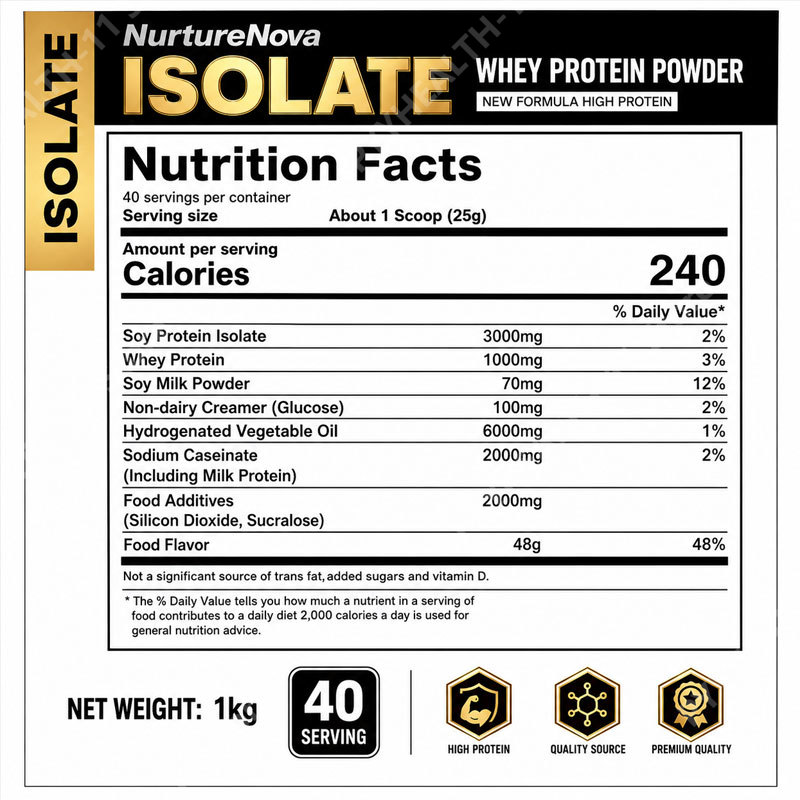 Whey Protein Isolate Powder Lo - Fitness Nutrition Diet avis et prix