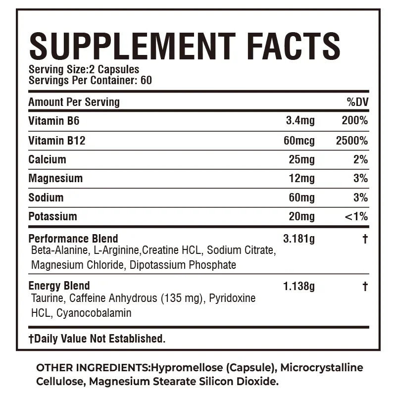 Sport Pre Workout Supplement - - Pre Workout Supplement avis et prix