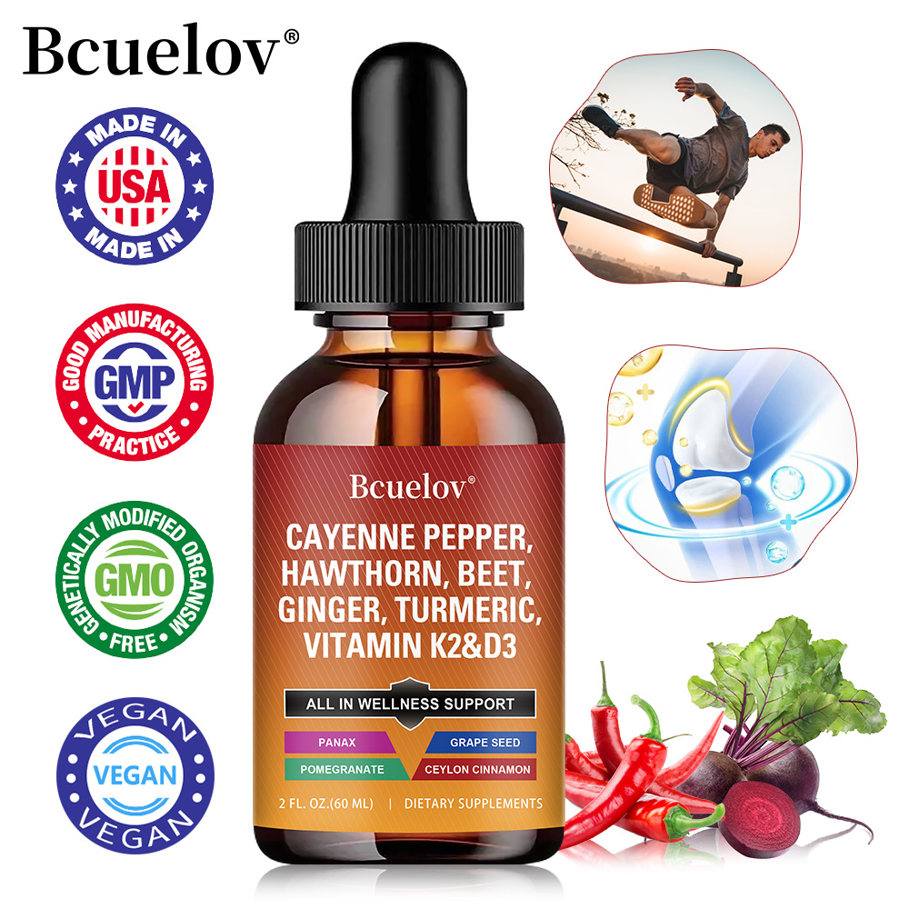 Cayenne Pepper Liquid Drops +  - Vitamin D3 K2 Drop avis et prix