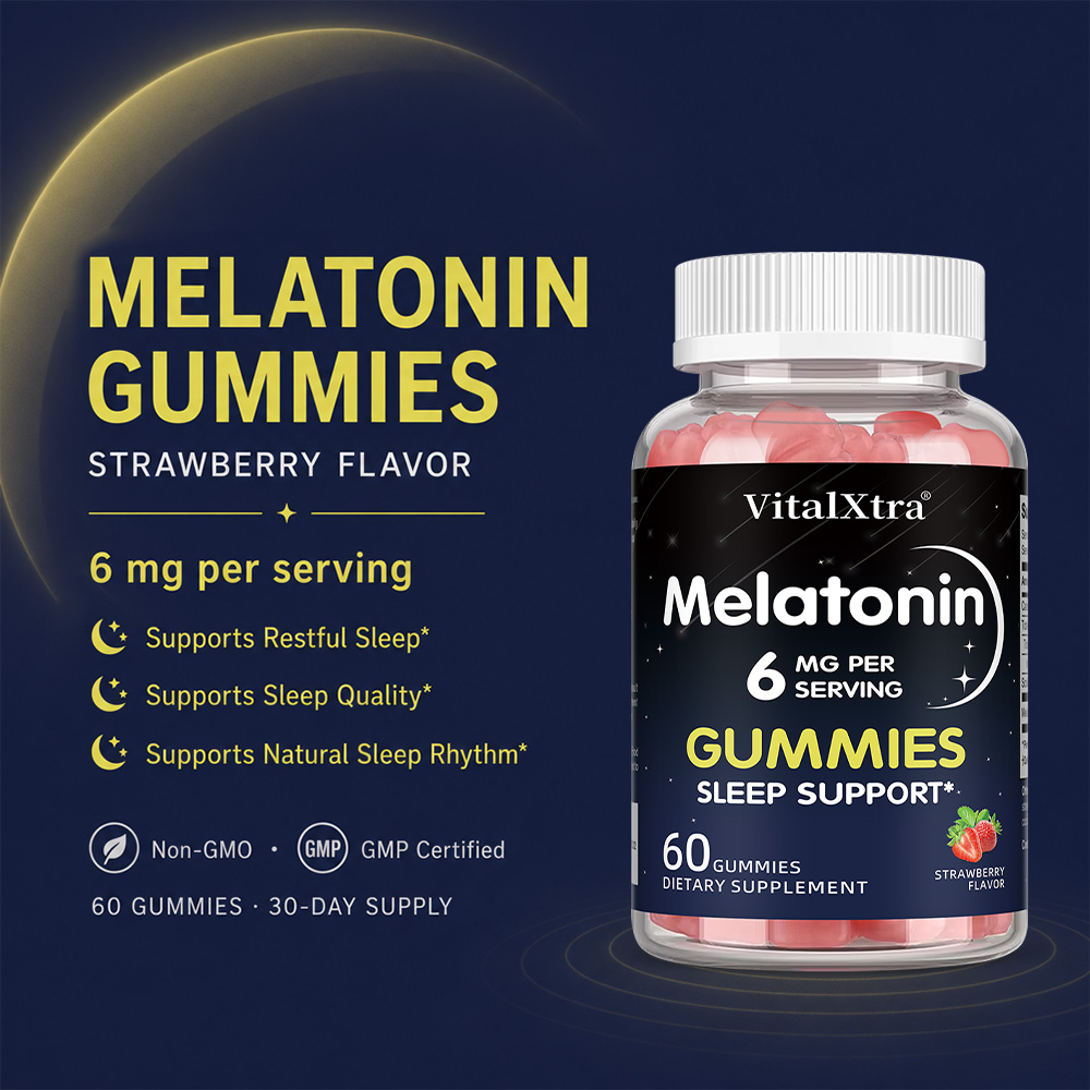 Melatonin Gummies 6mg, Natural - Melatonin Sleep Gummy avis et prix